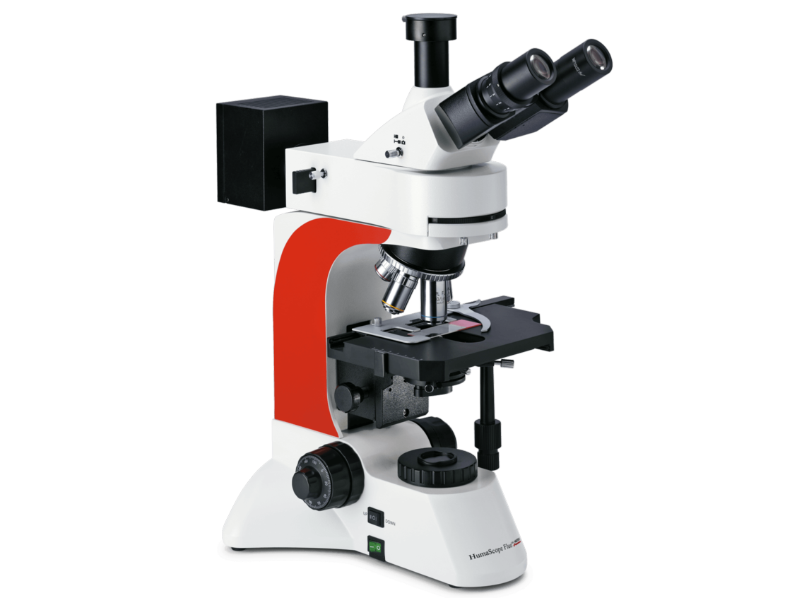 Evaluación externa de la calidad Hematología ELISA Hemostasia Inmunohematología Pruebas rápidas de tamizaje Análisis de orina Obtención de muestras de sangre Microscopios Microscopios de rutinas Microscopios de fluorescencia Microscopios estéreos Línea de laboratorio HumaScope FluoLED