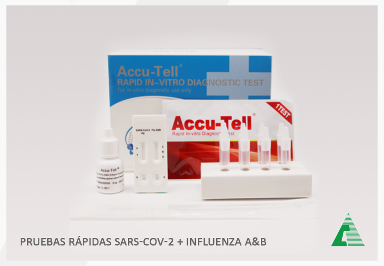 Prueba Rápida Sars CoV 2 + Influenza A&B